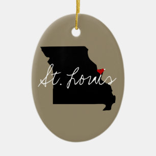 Missouri-Stadt Keramik Ornament