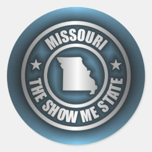 "Missouri-Stahl-(blau)" Aufkleber