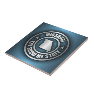 "Missouri-Stahl-(blau)" Keramik Fliese/Trivet Fliese