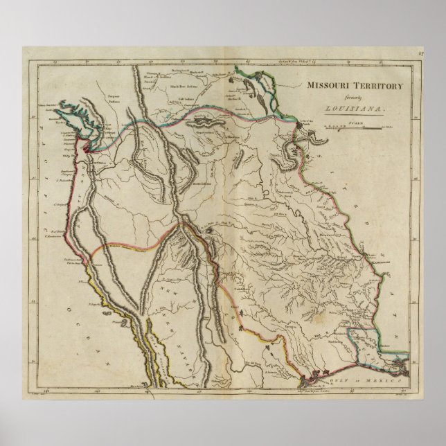 Missouri Territory formerly Louisiana Poster (Vorne)