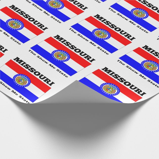 Missouri, The Show Me State, Geschenkpapier (Ecke)