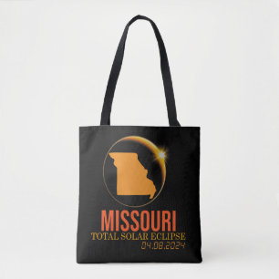 Missouri Total Solar Eclipse April 8 2024 USA Kart Tasche