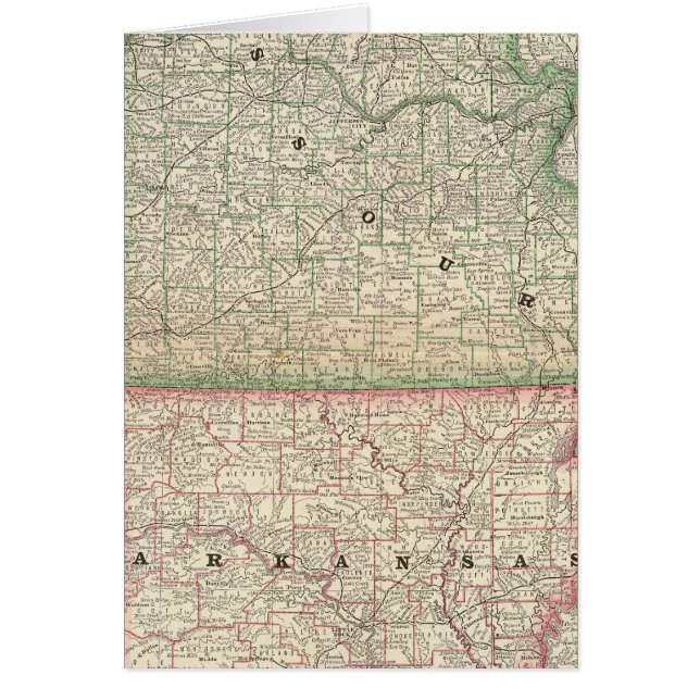 Missouri und Arkansas (Vorne)