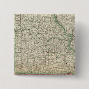 Missouri und Arkansas Button