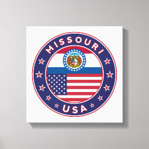 Missouri, USA Staaten, Missouri Leinwand, Poster Leinwanddruck