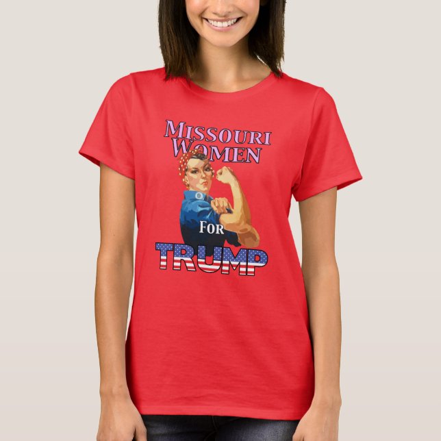 Missouri Women für Trump-T - Shirt (Vorderseite)