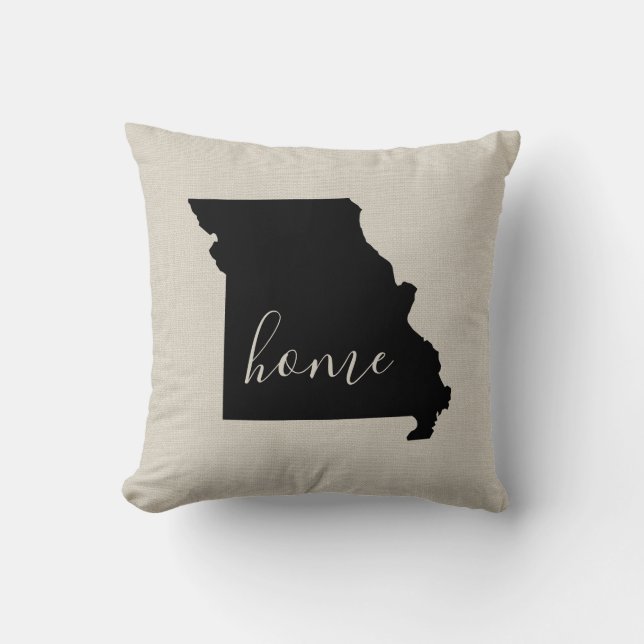 Missouri Zuhause Staat Throw-Kissen Kissen (Vorderseite)