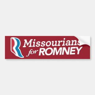 Missourians für Romney Autoaufkleber