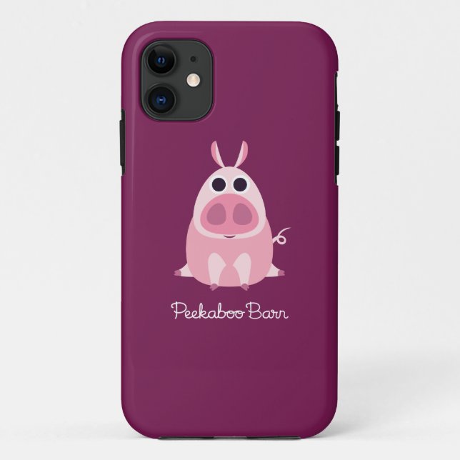 Misstrauisch das Schwein Case-Mate iPhone Hülle (Rückseite)