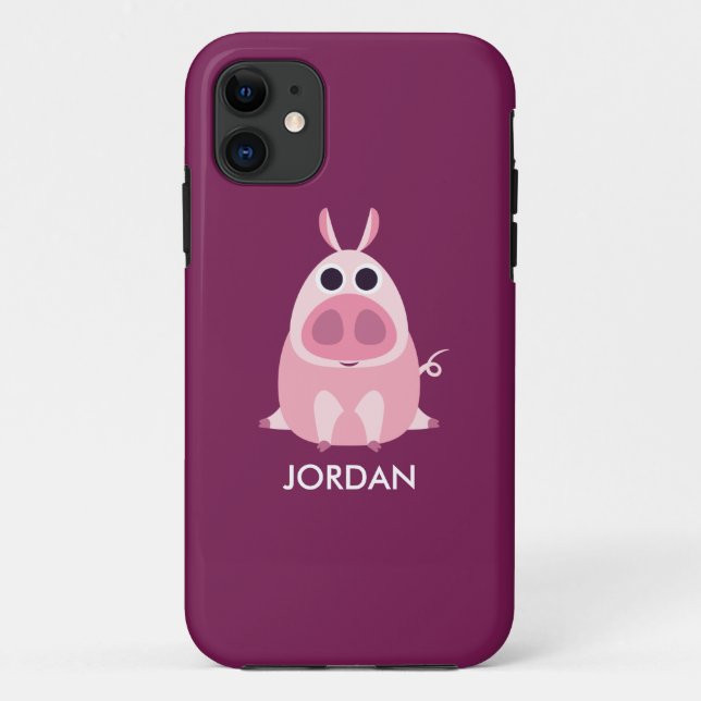 Misstrauisch das Schwein Case-Mate iPhone Hülle (Rückseite)