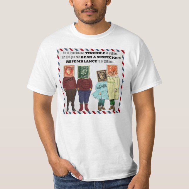 Misstrauische Ähnlichkeit T-Shirt (Vorderseite)