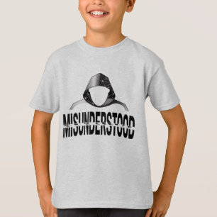 Missverstandenes Glitch Hoodie Phantom T-Shirt