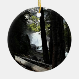Mist Falls, King's Canyon National Park, CA Keramik Ornament