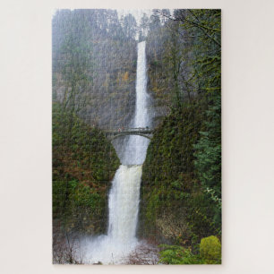 Mist & Fog of Multnomah Falls, Oregon - 20x30 inch