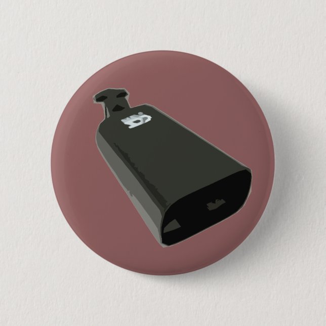 Mist ja, spiele ich den Cowbell! Button (Vorderseite)