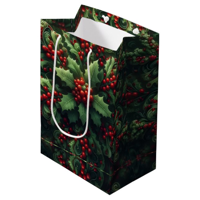 Mistel Mittlere Geschenktüte (Vorderseite Schrägansicht)