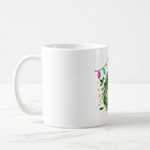 Mistelzweig-Disco-Kugel Weihnachtsfeier Kunst Kaffeetasse