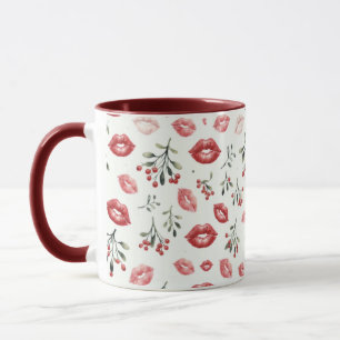Mistelzweig Küsse Tasse