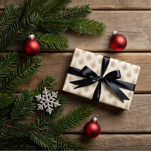 Mistelzweig, Weihnachtskekse  Geschenkpapier Set