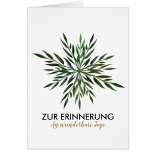 Mistelzweige Aquarell Karte