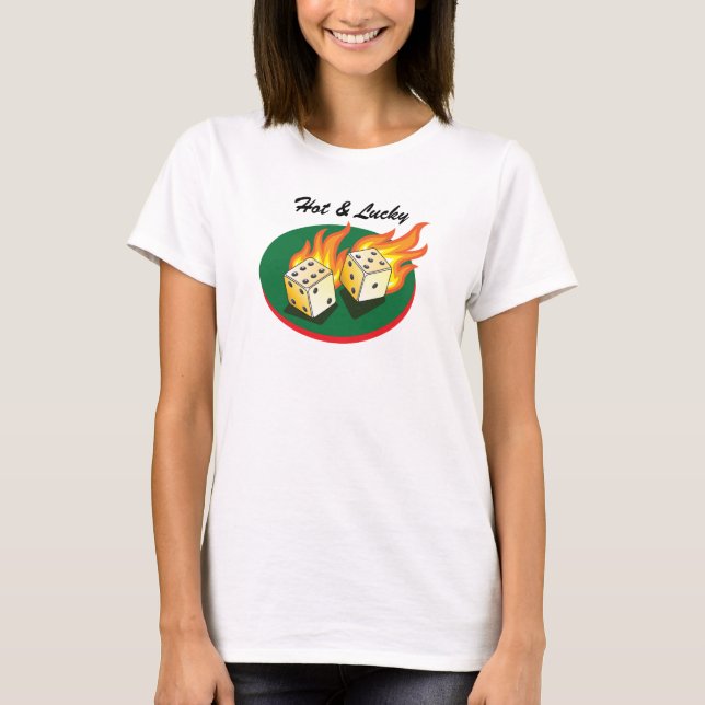 Misten und Gambling_Flaming Dice_Hot u. T-Shirt (Vorderseite)
