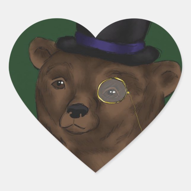 Mister Bar Heart Sticker (Vorderseite)