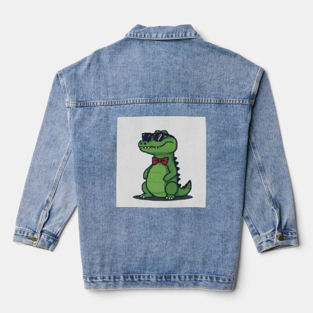 Mister Crocos Jeansjacke (Rückseite)