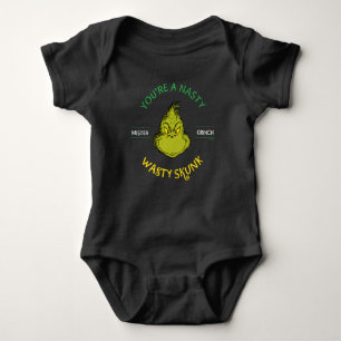 Mister Grinch   Du bist ein Ekliger Wasty Skunk Baby Strampler
