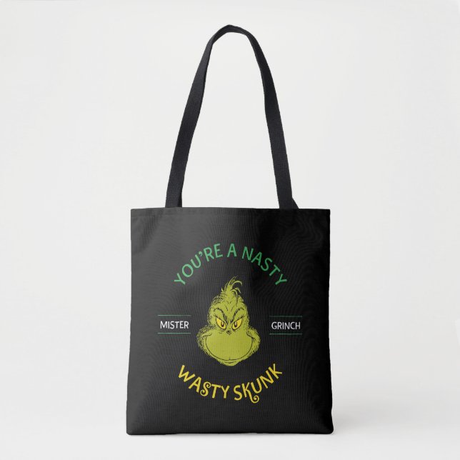 Mister Grinch | Du bist ein Ekliger Wasty Skunk Tasche (Vorderseite)