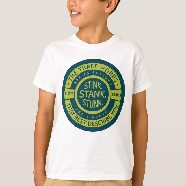 Mister Grinch | Stink Stank Stunk T-Shirt (Vorderseite)