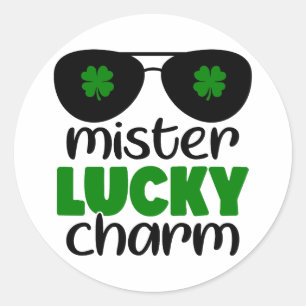Mister Lucky Charm ✨ Runder Aufkleber