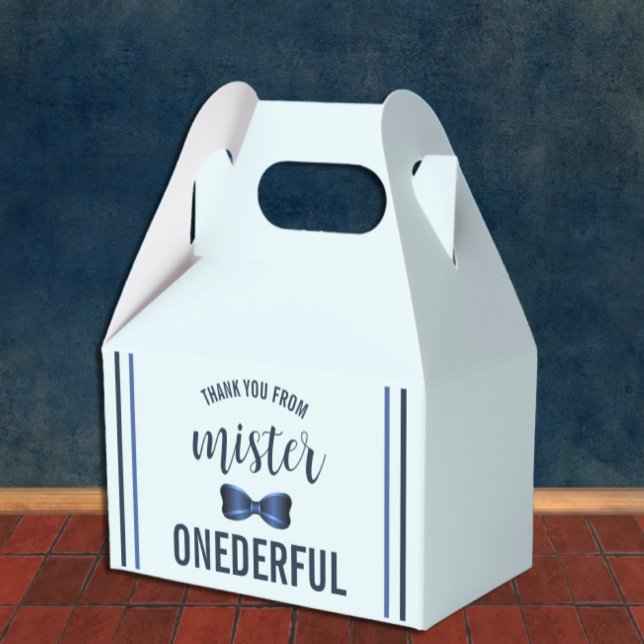 Mister Onederful Bow Krawatte 1. Geburtstag Geschenkschachtel (Von Creator hochgeladen)