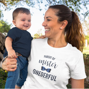 Mister Onederful Bow Krawatte 1. Geburtstag T-Shirt