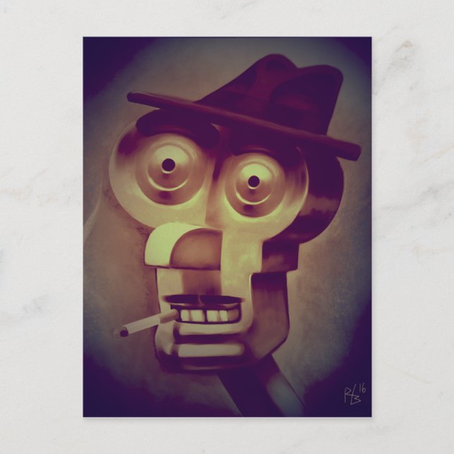 "Mister Robot" Postkarte (Vorderseite)