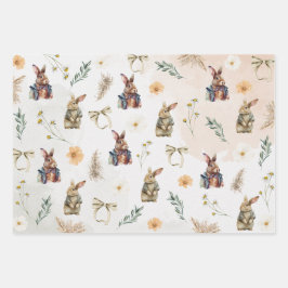 Mister Whimsy Spring Bunny Geschenkpapier Set