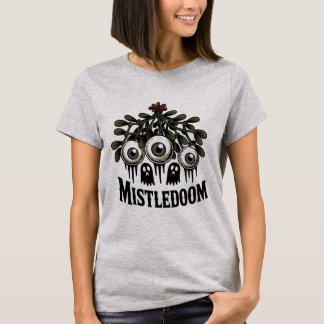 Mistledoom Gothic Weihnachts-Horror T-Shirt