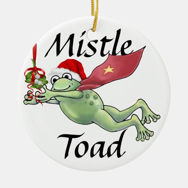 MistleToad 3 - SRF Keramik Ornament (Vorne)
