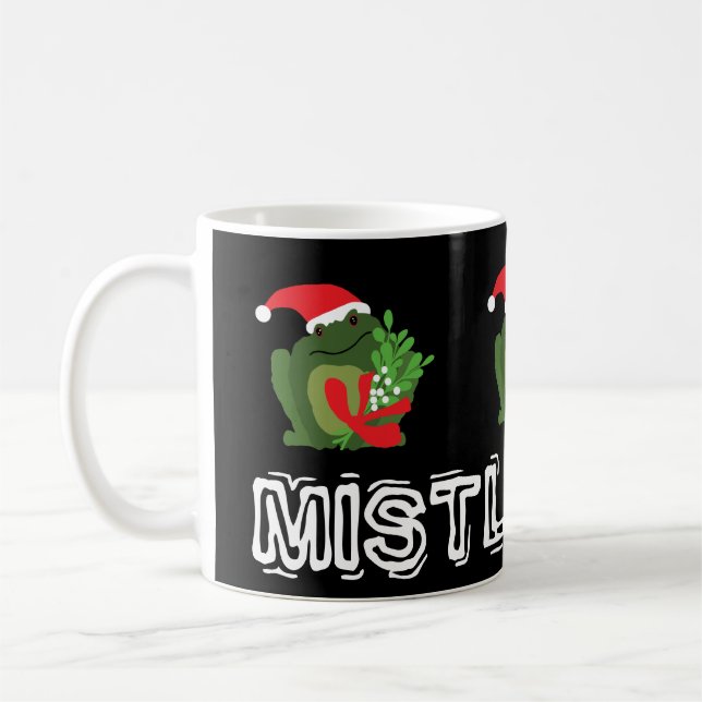 Mistle'toad Christmas Tasse (Links)