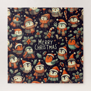 MistletoChristmas Pinguin Carolers mit Trompeten