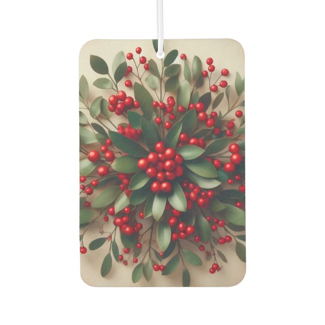 Mistletoe Air Freshener Autolufterfrischer (Vorderseite)