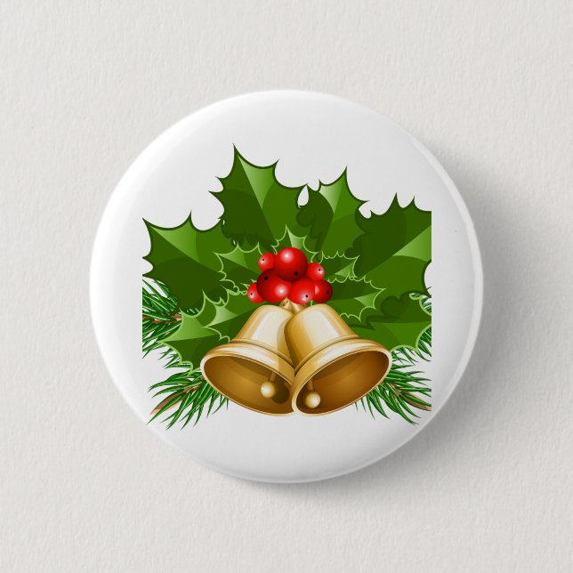 Mistletoe Bells Button (Vorderseite)