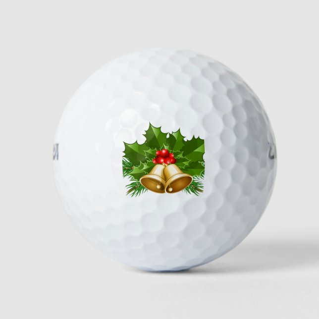 Mistletoe Bells Golfball (Vorderseite)
