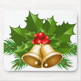 Mistletoe Bells Mousepad
