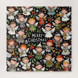 Mistletoe Christmas Angelic Carolers mit Trompeten