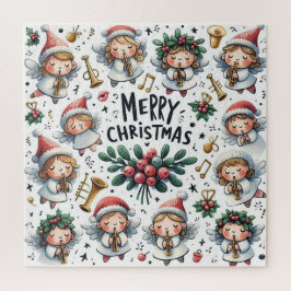 Mistletoe Christmas Angelic Carolers mit Trompeten