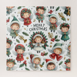 Mistletoe Christmas Angelic Carolers mit Trompeten
