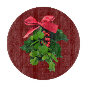 Mistletoe Cutting Board Schneidebrett
