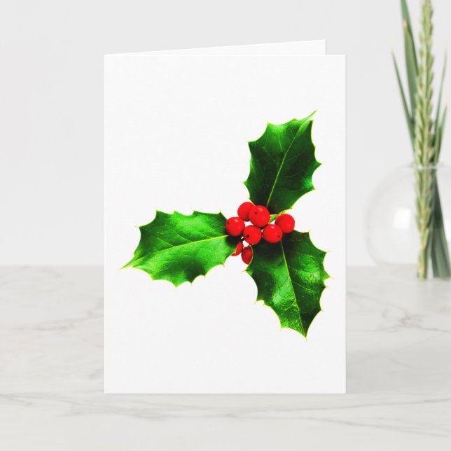 Mistletoe Feiertagskarte (Vorderseite)