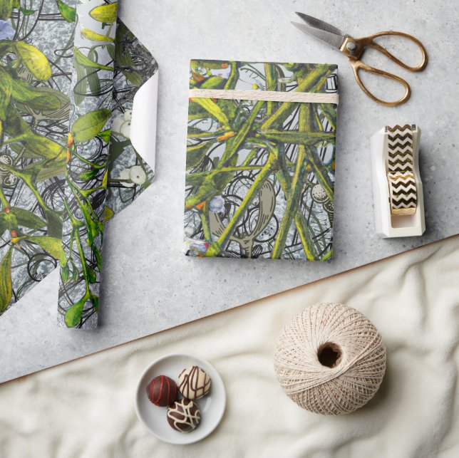 Mistletoe Geschenkpapier (Kunsthandwerk)