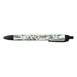Mistletoe Greenery Personalisiert Holiday Kugelschreiber